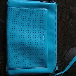 Coach legacy East West perforated swingpack